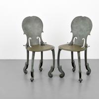 Pair of Arman Violin Bronze Chairs - Sold for $7,500 on 02-08-2020 (Lot 95).jpg